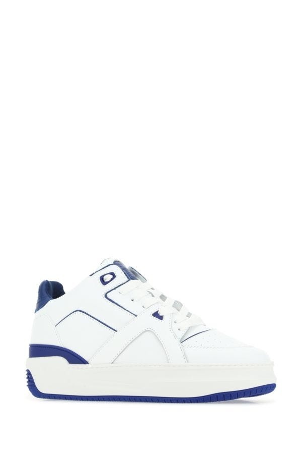 Two-tone leather Courtside Lo JD3 sneakers - 2