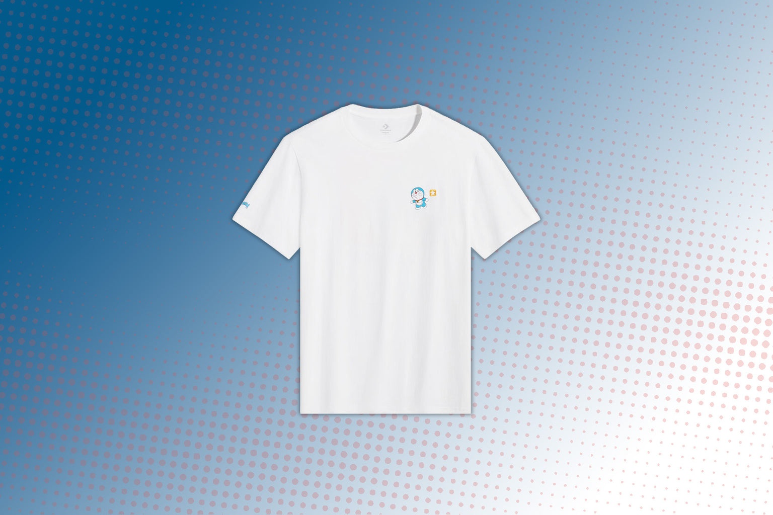 CONVERSE X DORAEMON GRAPHIC TEE - WHITE - 6