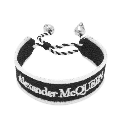 Alexander McQueen Alexander McQueen Woven Logo Bracelet outlook