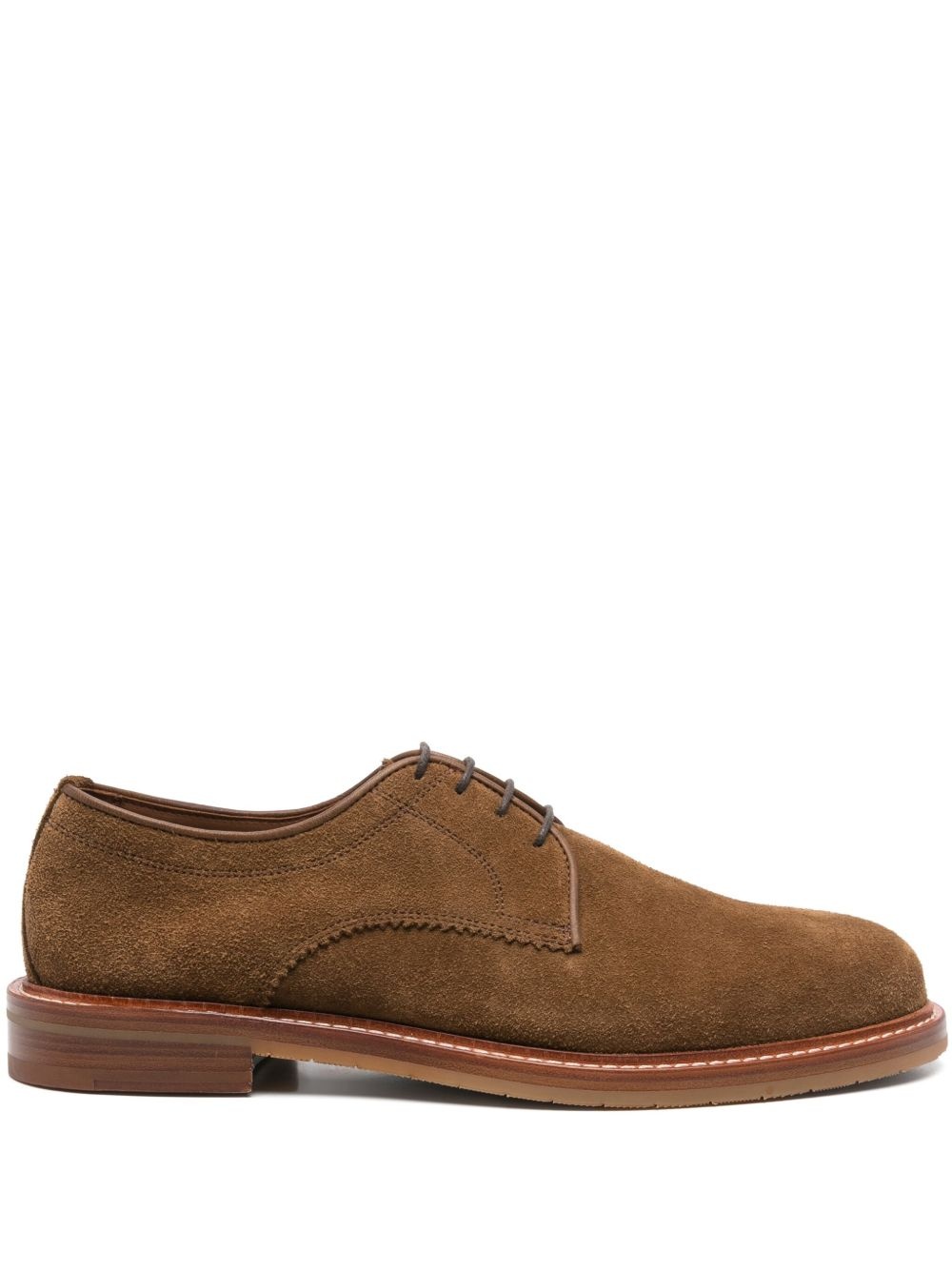 suede derby shoes - 1