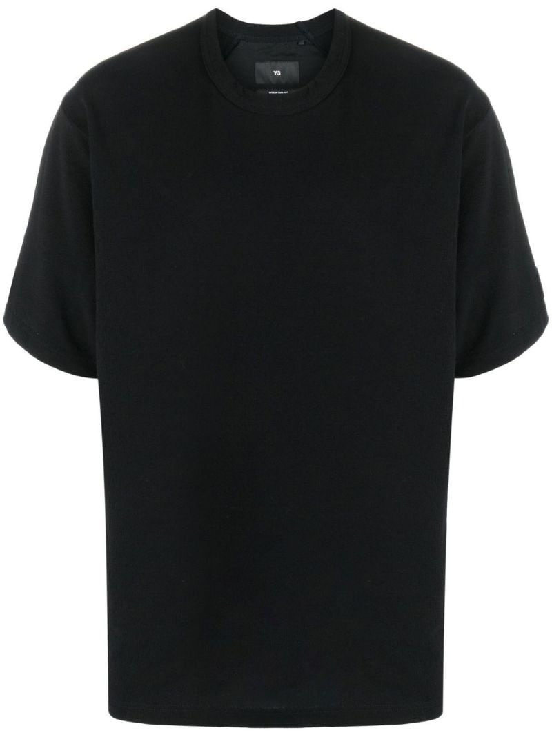 oversize-arm cotton T-shirt - 1