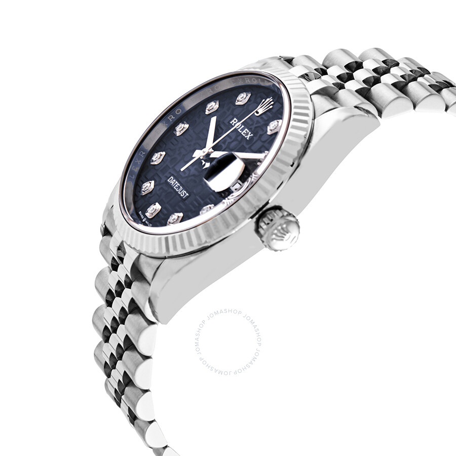 Rolex Datejust 36 Blue Jubilee Diamond Dial Ladies Watch 126234BLJDJ - 2