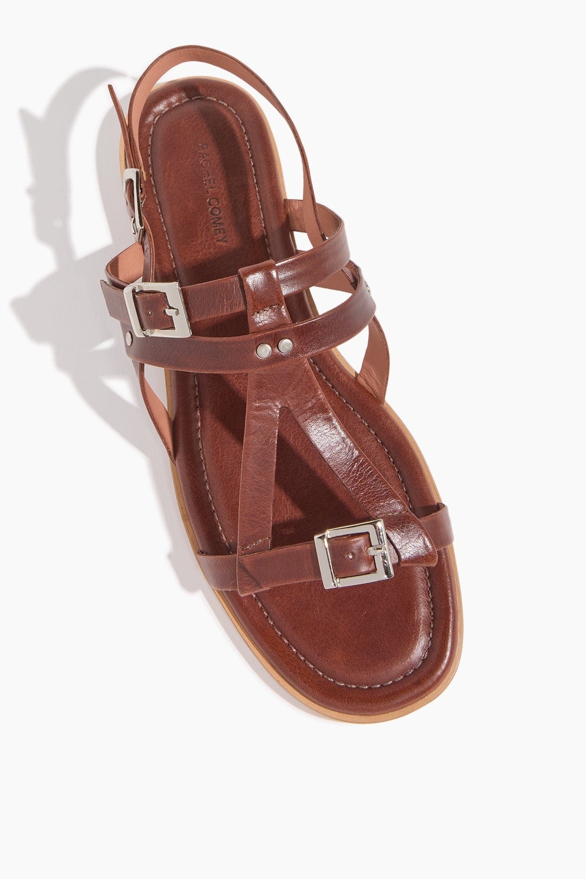 Olstead Sandal in Saddle - 4