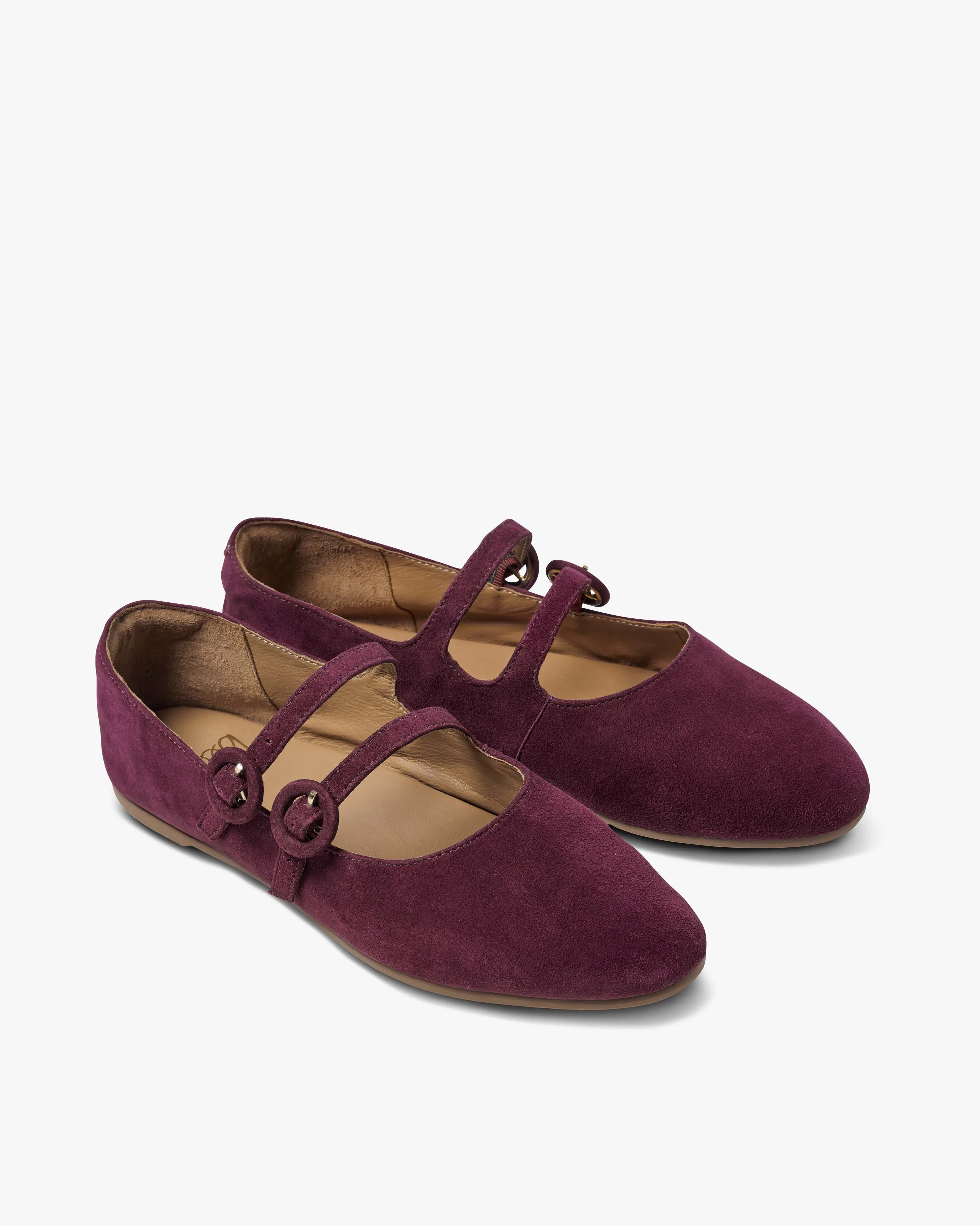 Partridge Suede Mary Jane Ballet Shoe - 1