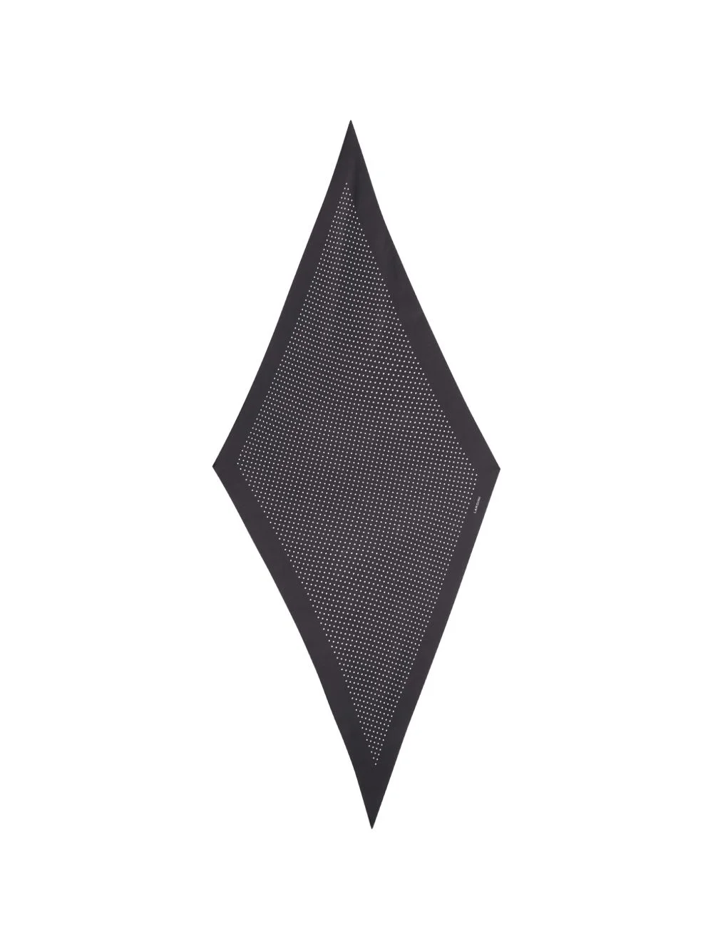polka dot-print diamond scarf - 1