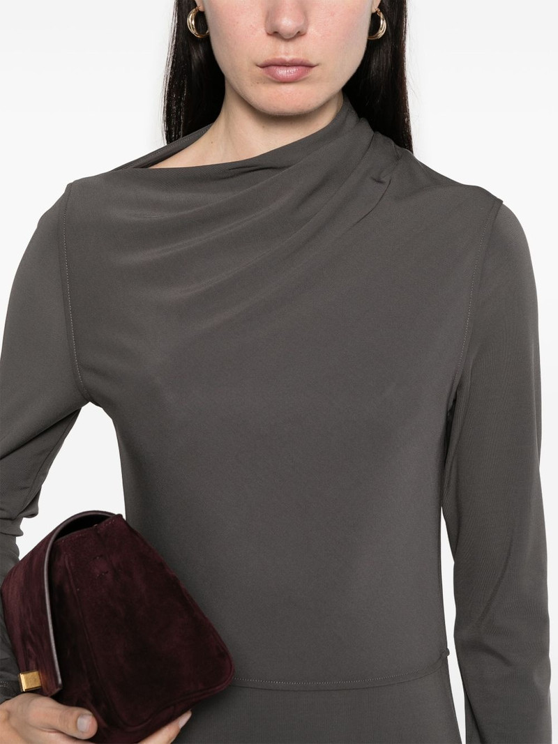 draped jersey dress 5