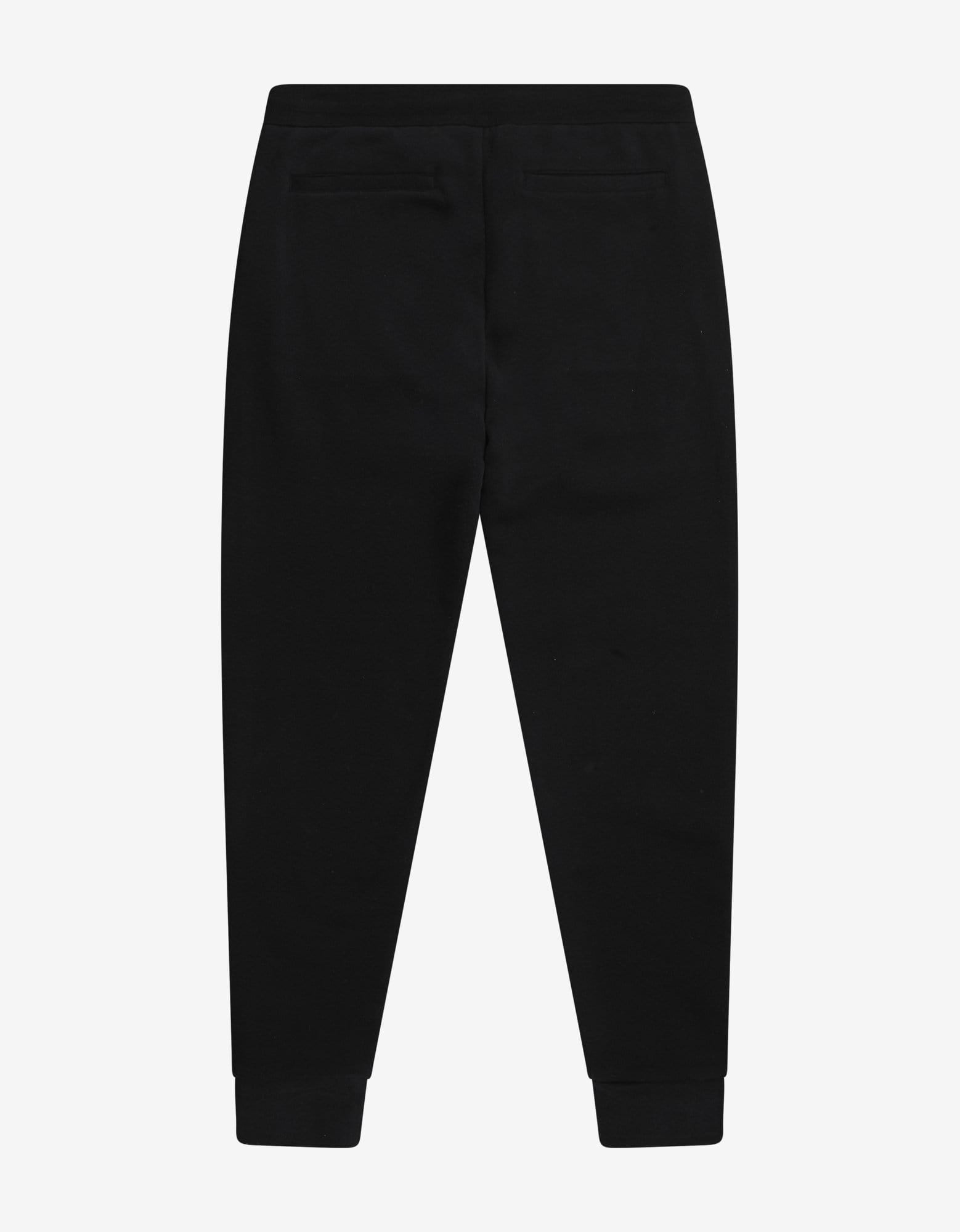 Ralph Lauren Purple Label Black Logo Embroidery Sweat Pants - 2