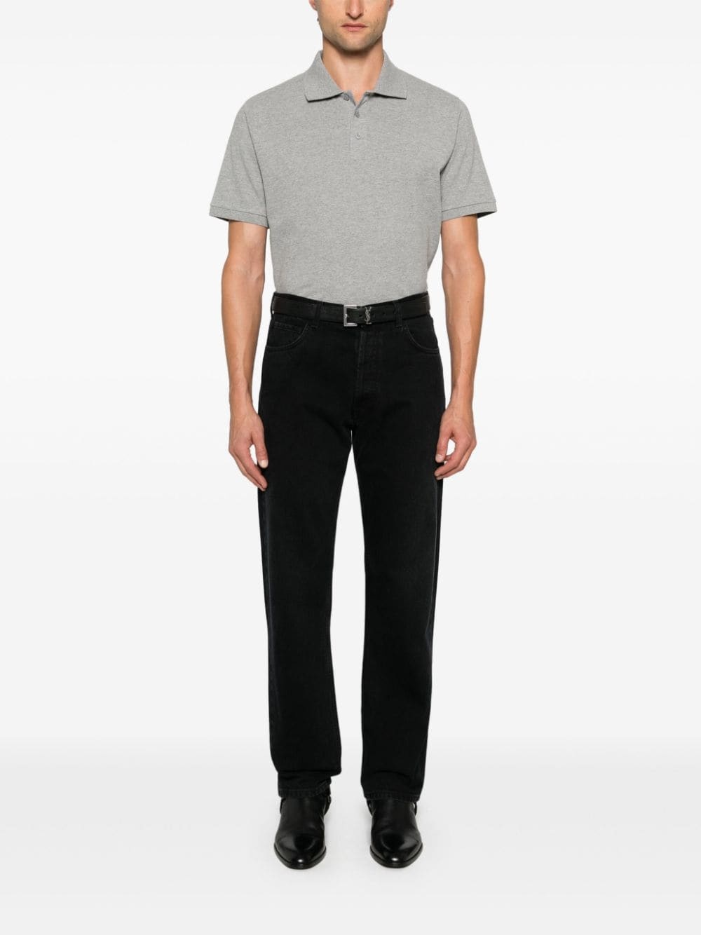 piqué-weave polo shirt - 2
