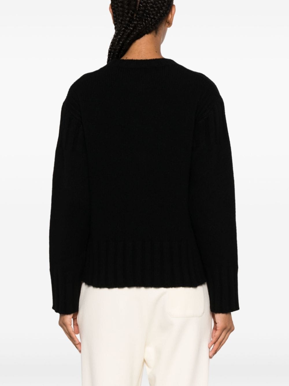 ribbed cashmere jumper - 4