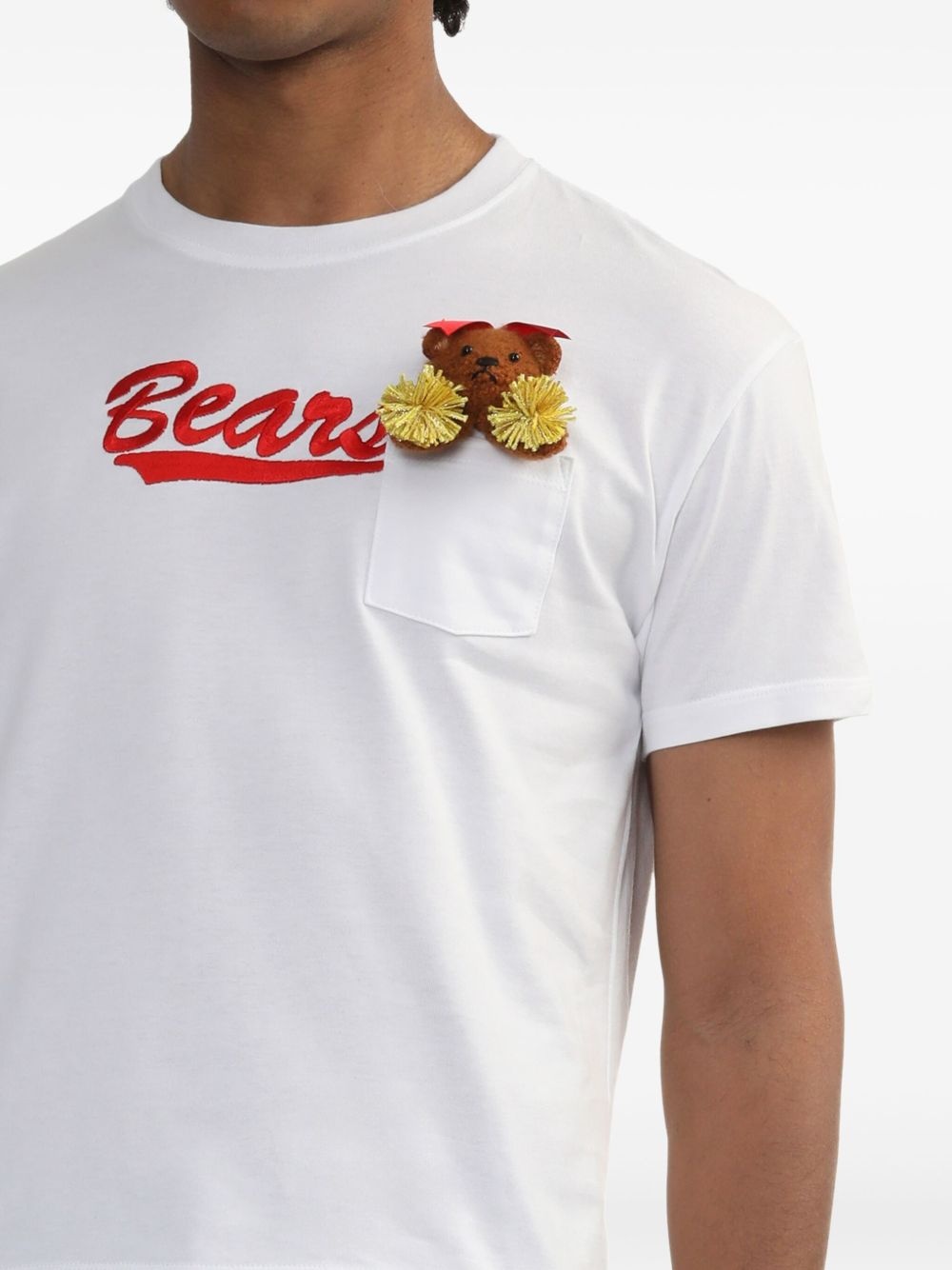 bear-motif T-shirt - 5