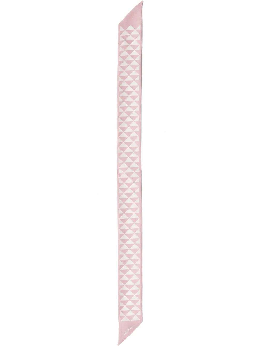 printed twill scarf - 3