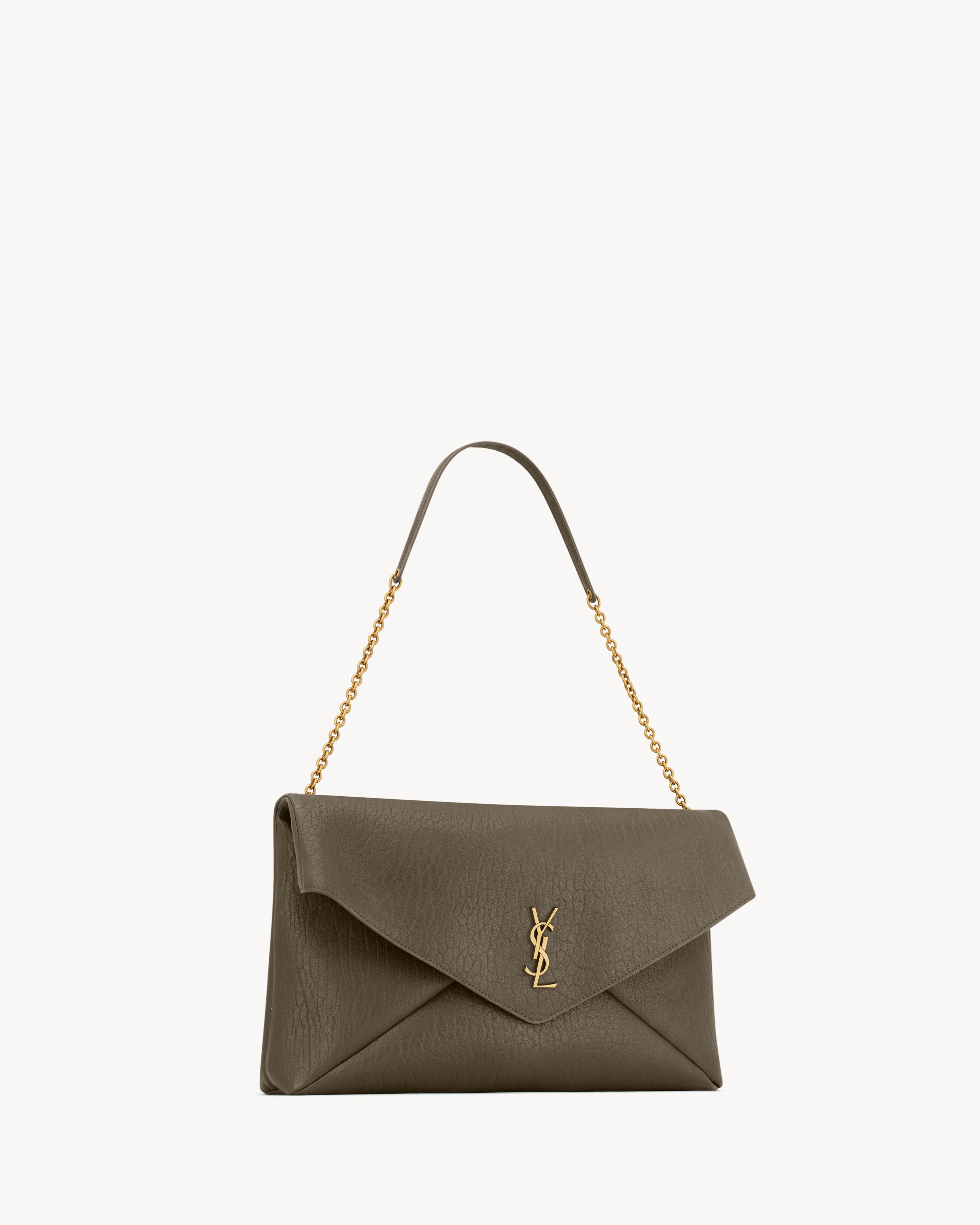 CASSANDRE XXL ENVELOPE POUCH ON CHAIN IN LAMBSKIN - 5