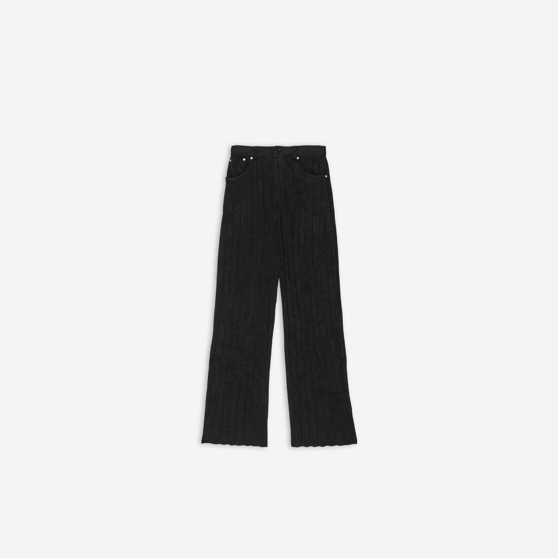 Women's Large Baggy Pants in Black - 1