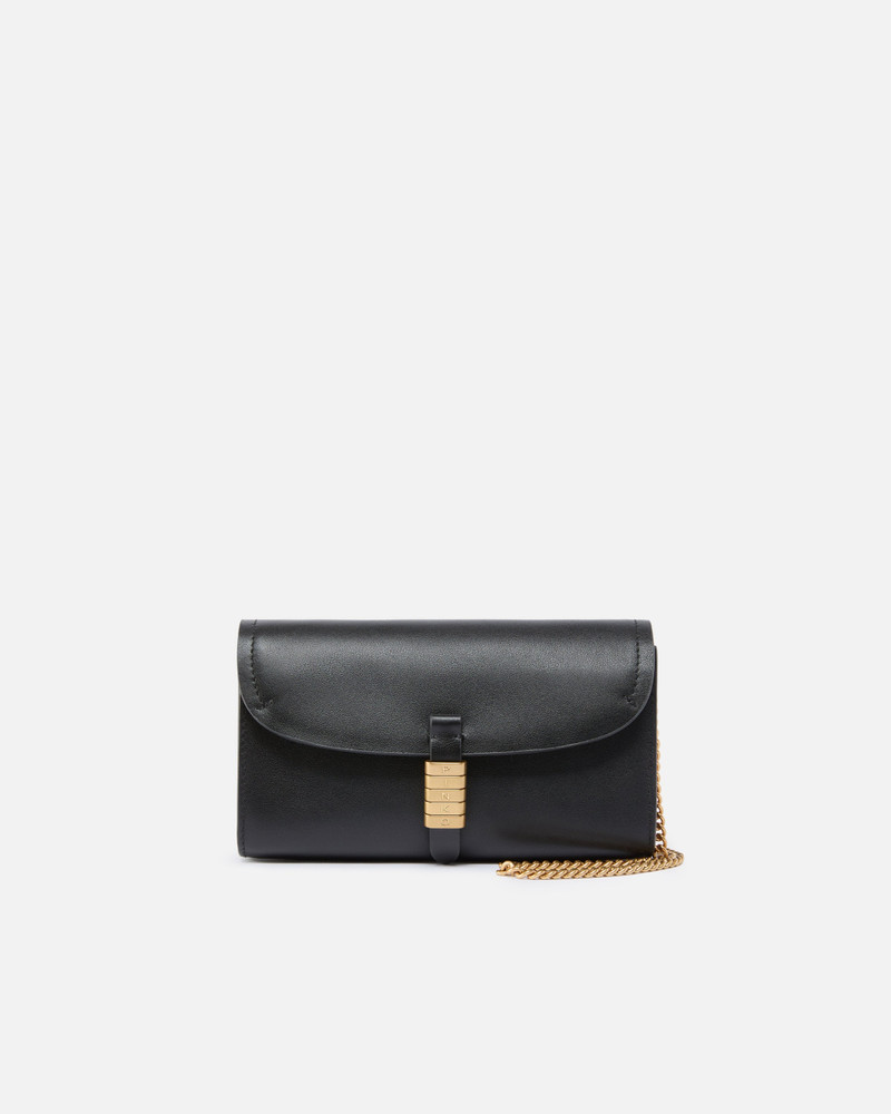 LEATHER PURSE WITH PINKO LETTERING LOGO AND SHOULDER STRAP 1