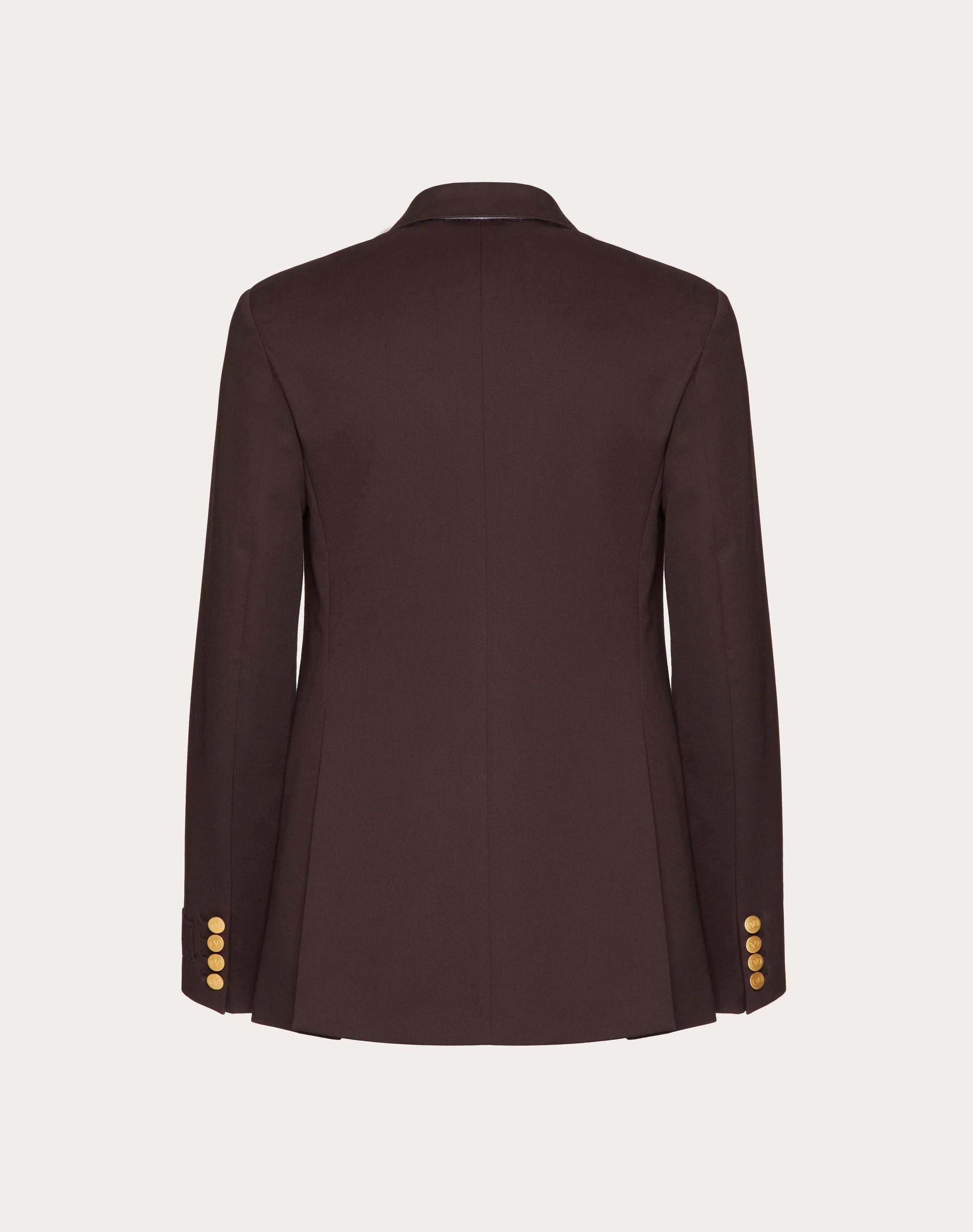 DOUBLE-BREASTED JACKET IN STRETCH COTTON - 2