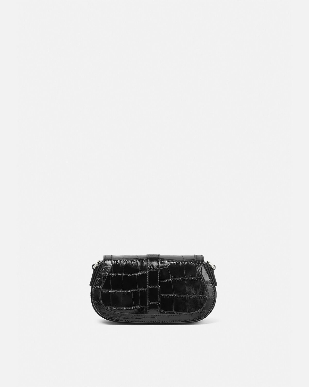 Croc-Effect Greca Goddess Mini Bag - 3