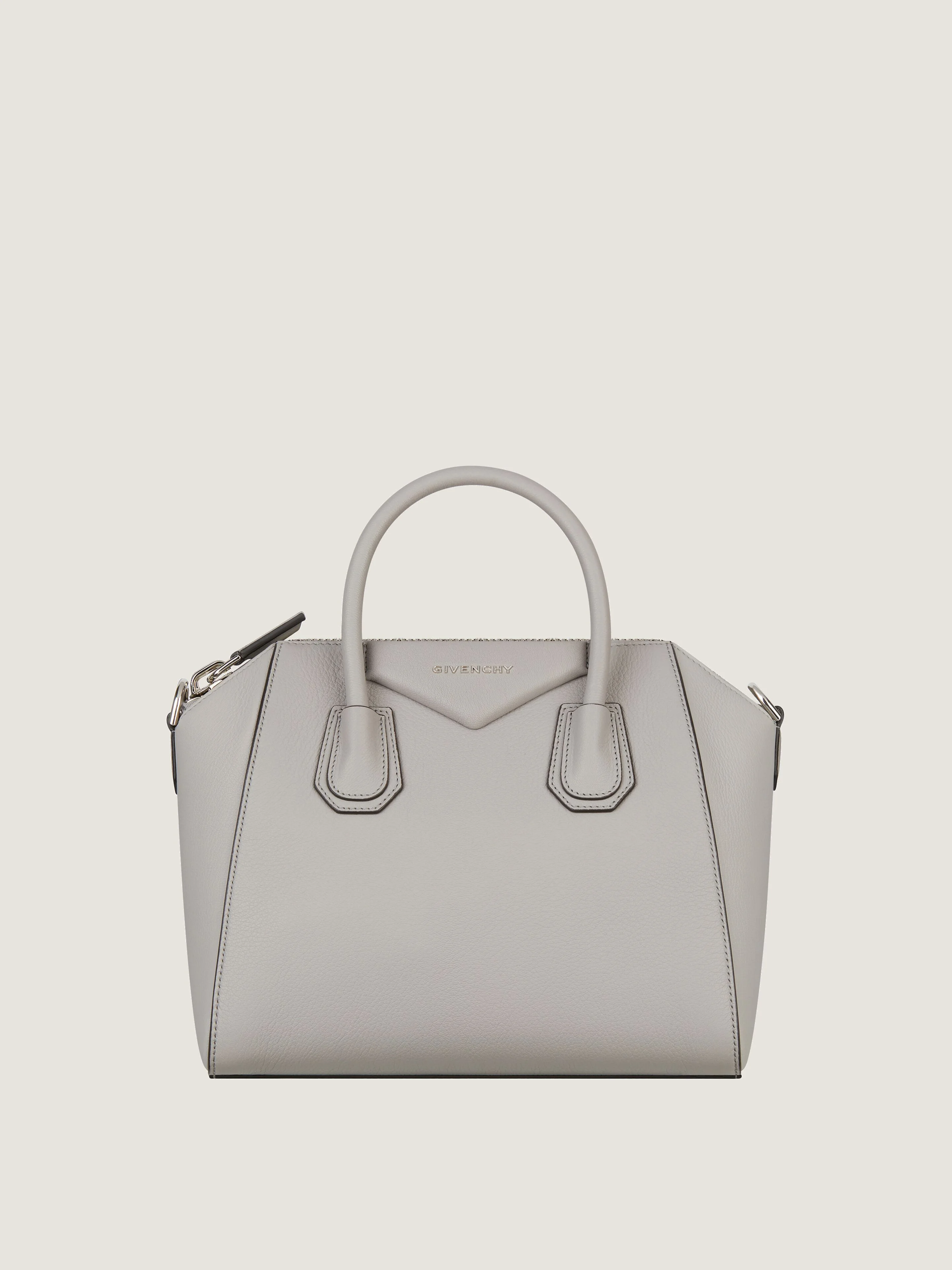 MINI ANTIGONA BAG IN GRAINED LEATHER - 1