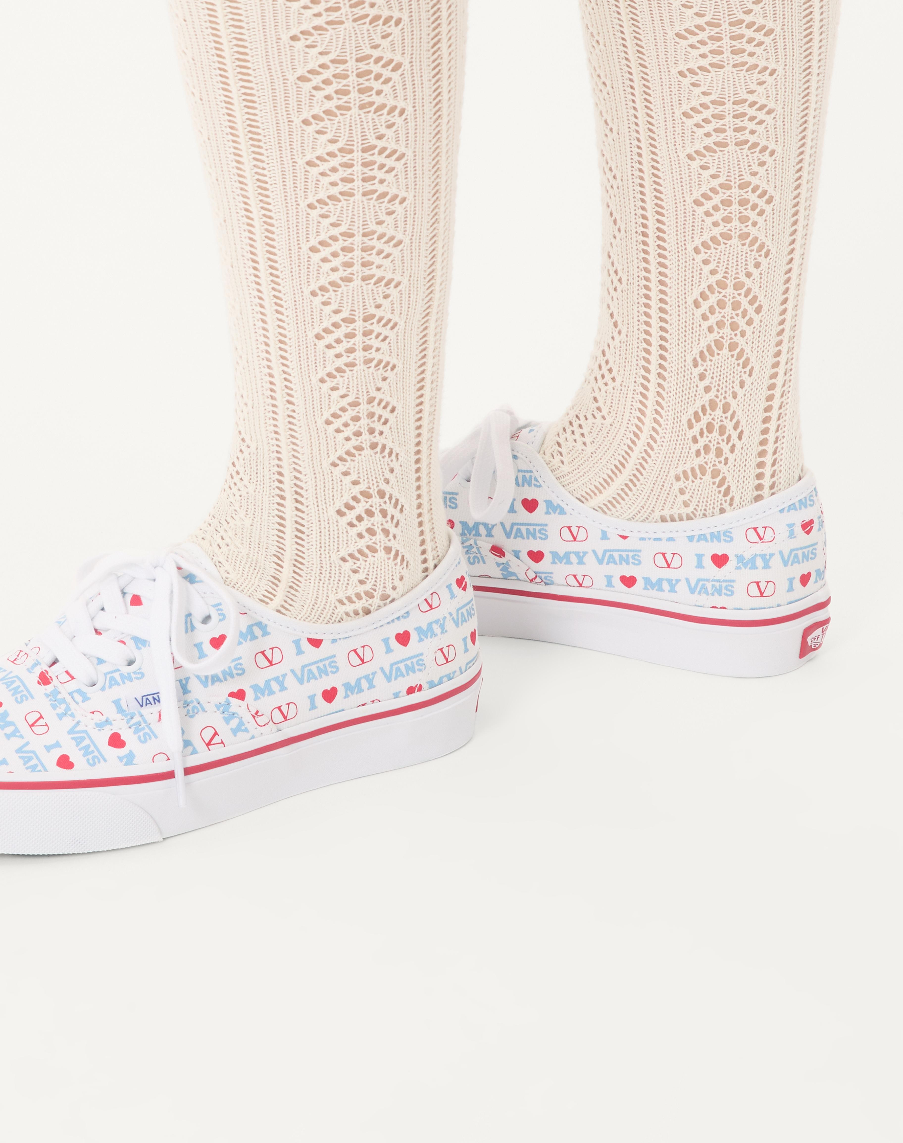 VALENTINO GARAVANI AND VANS LOW-TOP TRAINER IN VALENTINO VANS LOVE PRINT FABRIC - 2