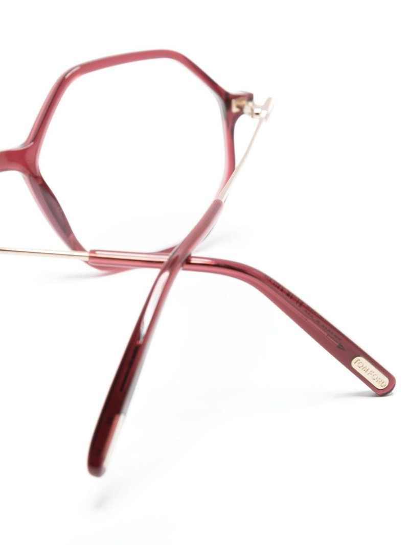 geometric-frame glasses 3