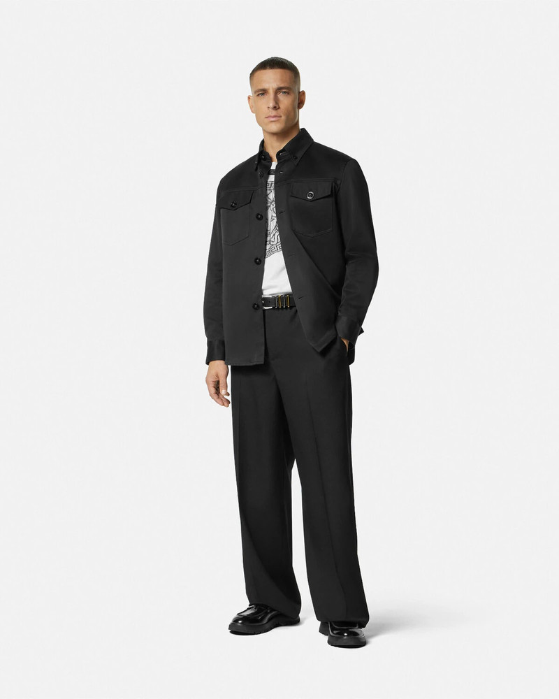VERSACE Gabardine Overshirt outlook