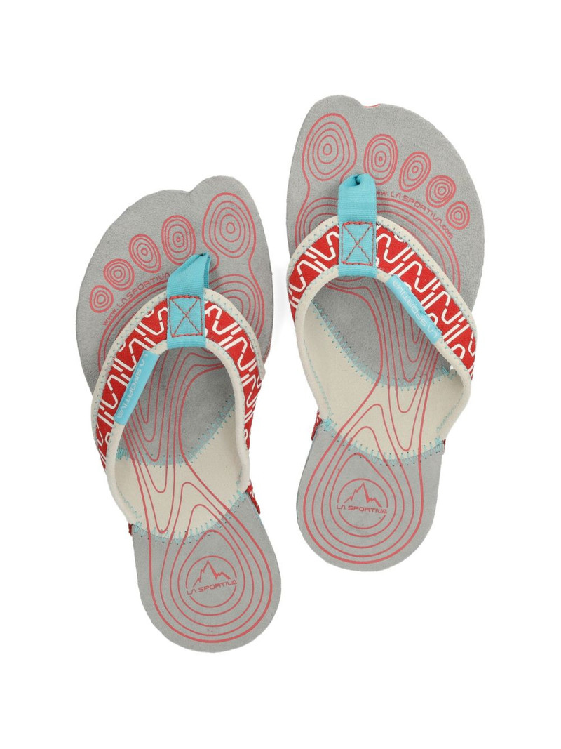 graphic-print flip flops 4