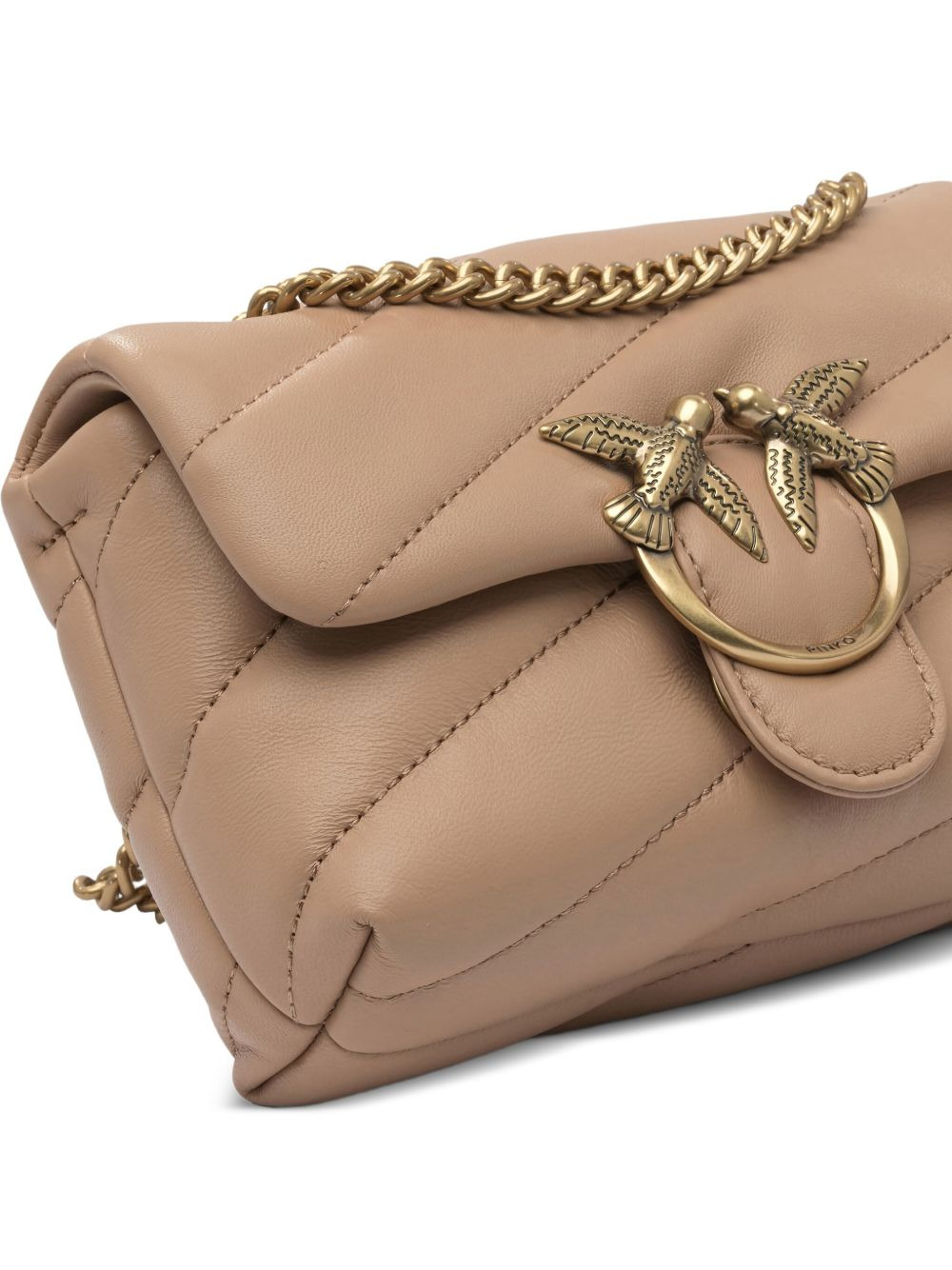 quilted logo-hardware chain mini bag - 4