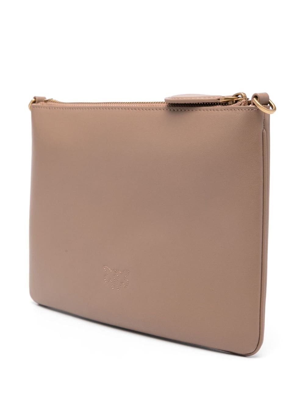 Love Birds-plaque leather crossbody bag - 3