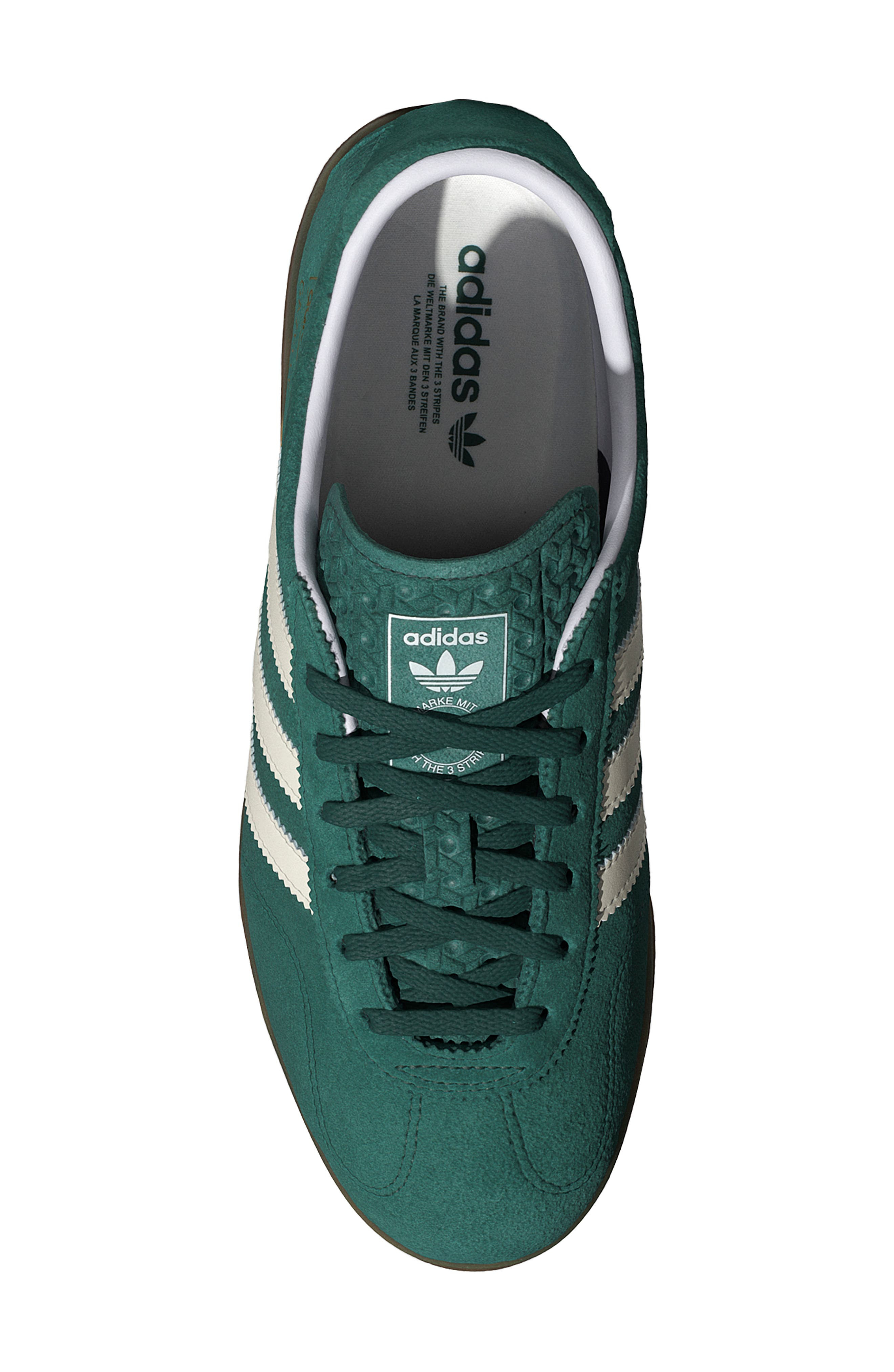 adidas Gazelle Lo Pro Sneaker in Green/Cloud White/Gum at Nordstrom - 4