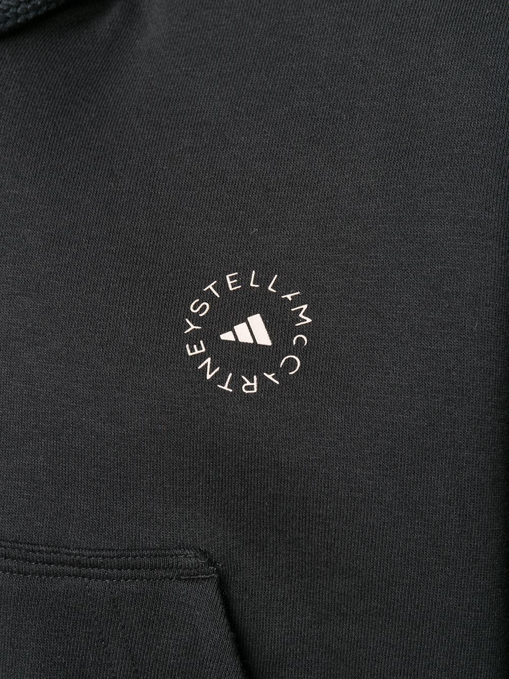 logo print hoodie - 5