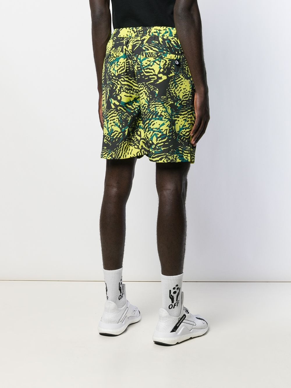 jungle print beach shorts - 4
