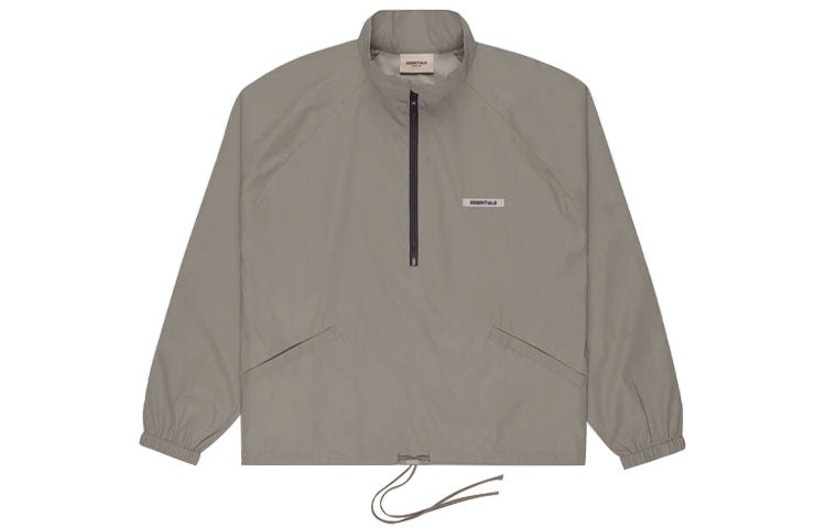 Fear of God Essentials FW20 Half Zip Track Jacket 'Cement' FOG-FW20-359 - 2