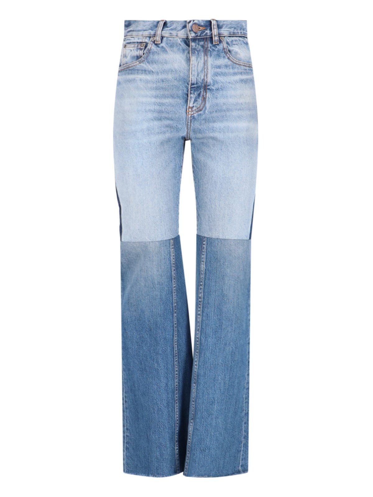 'PATCHWORK' BOOTCUT JEANS - 1