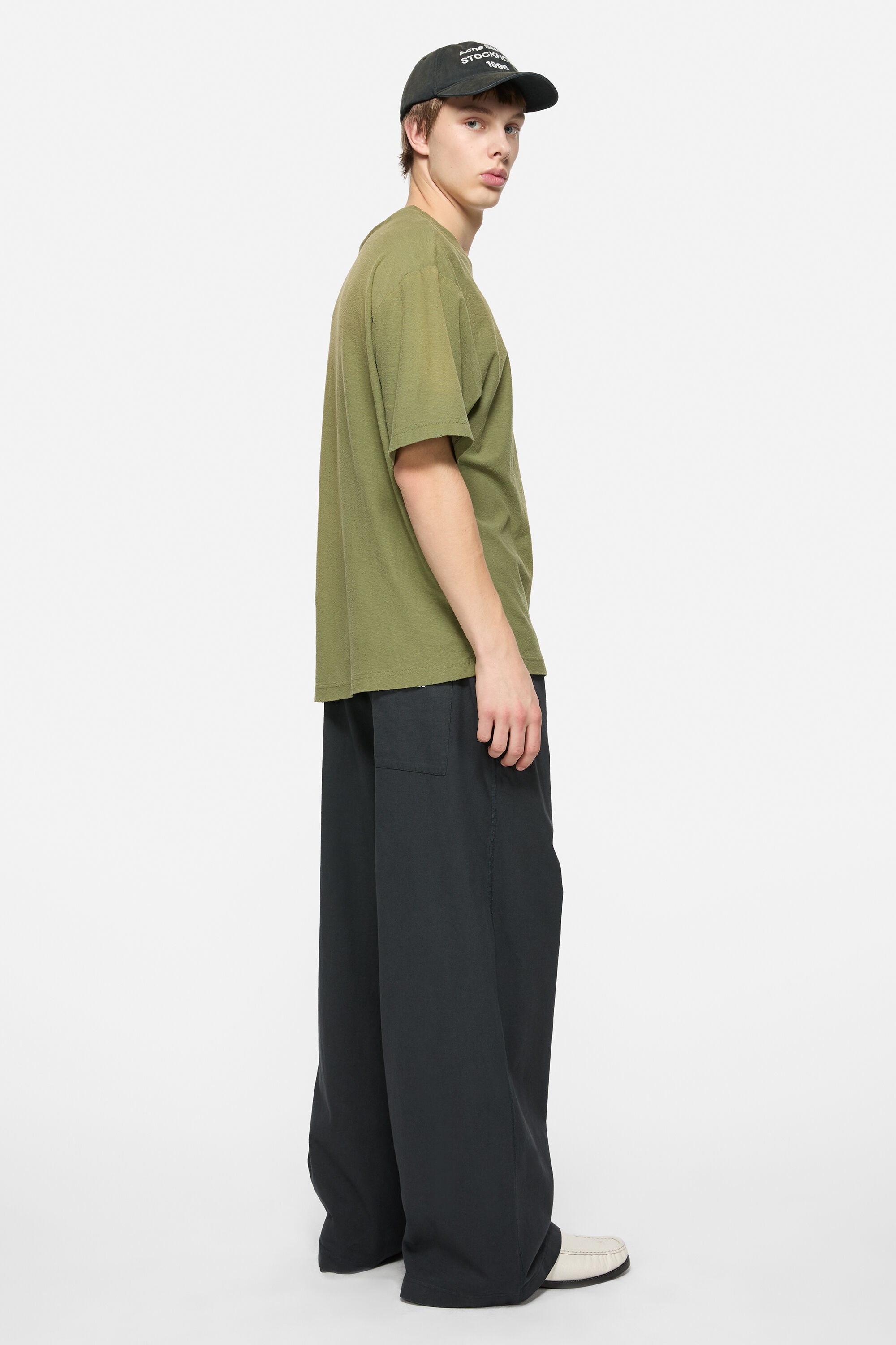 Logo t-shirt - Relaxed fit - Olive green - 3