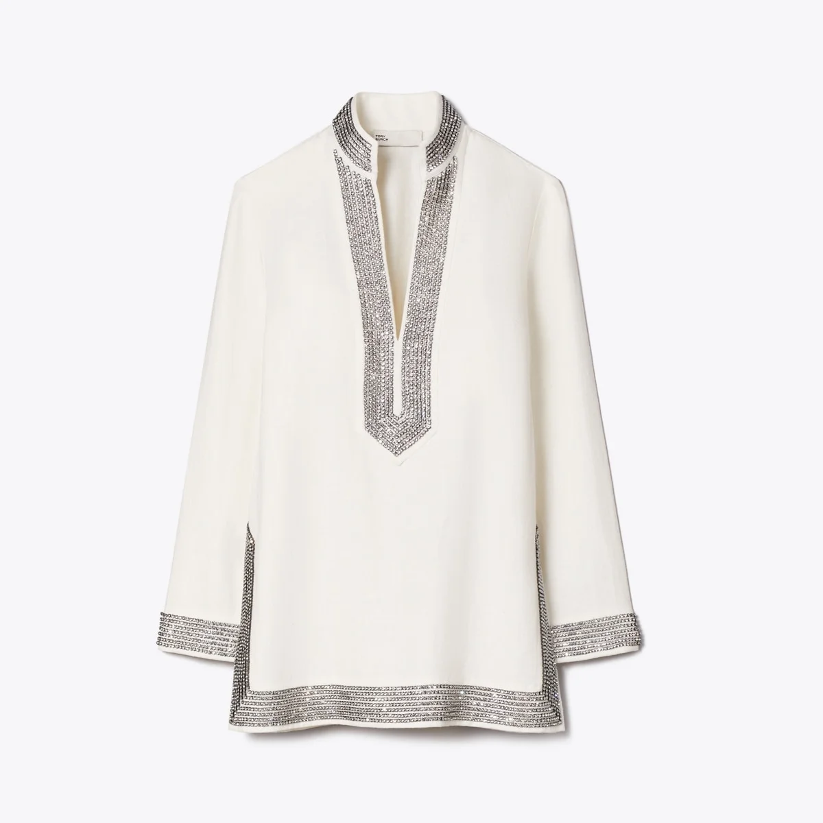 Embellished Linen Tunic - 1