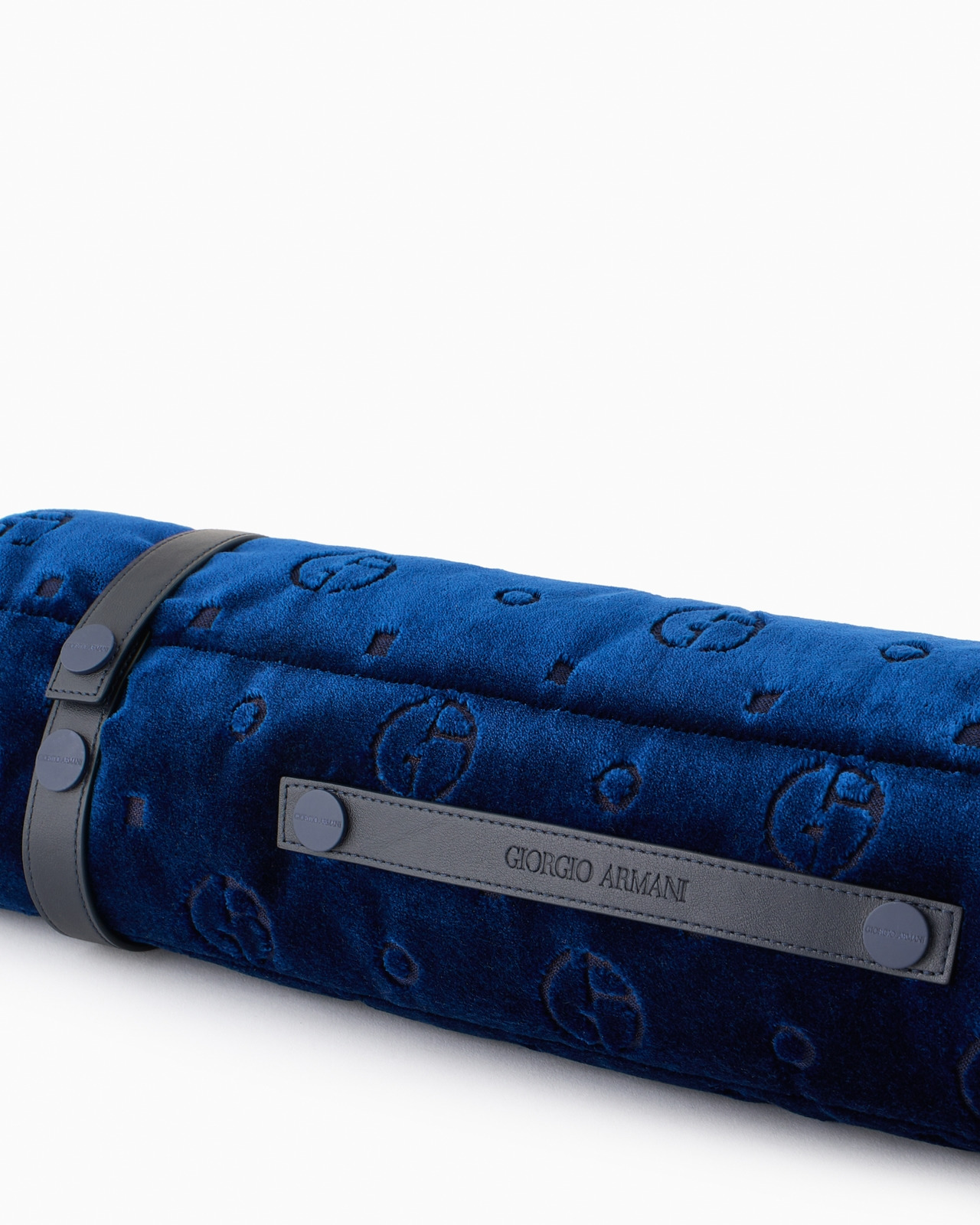 POLDO X GIORGIO ARMANI TRAVEL MAT IN MONOGRAM JACQUARD VELVET - 5