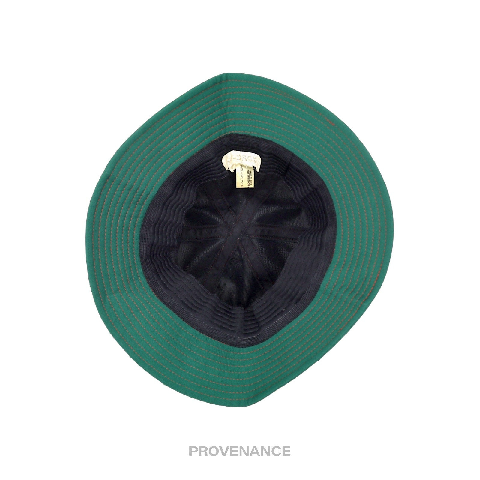 Balenciaga Sports Logo Embroidered Bucket Hat - Green Red - 5