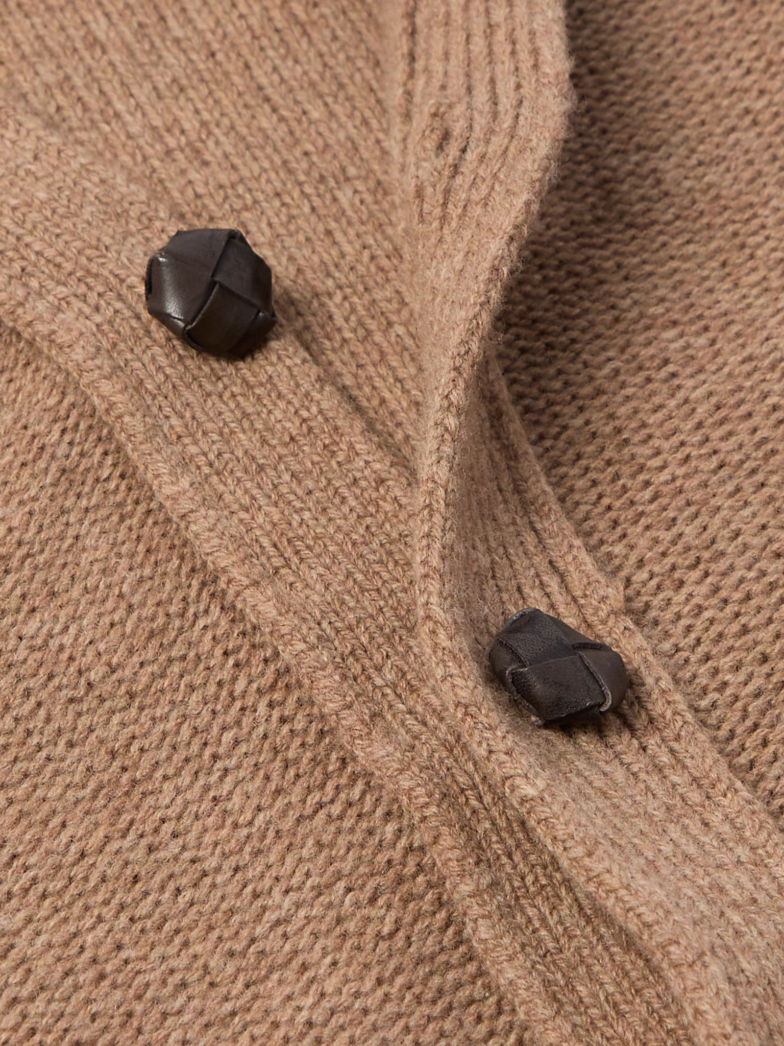 Wool Cardigan Camel - 4