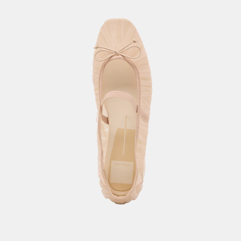 RAEVEN BALLET FLATS PRALINE TULLE 12