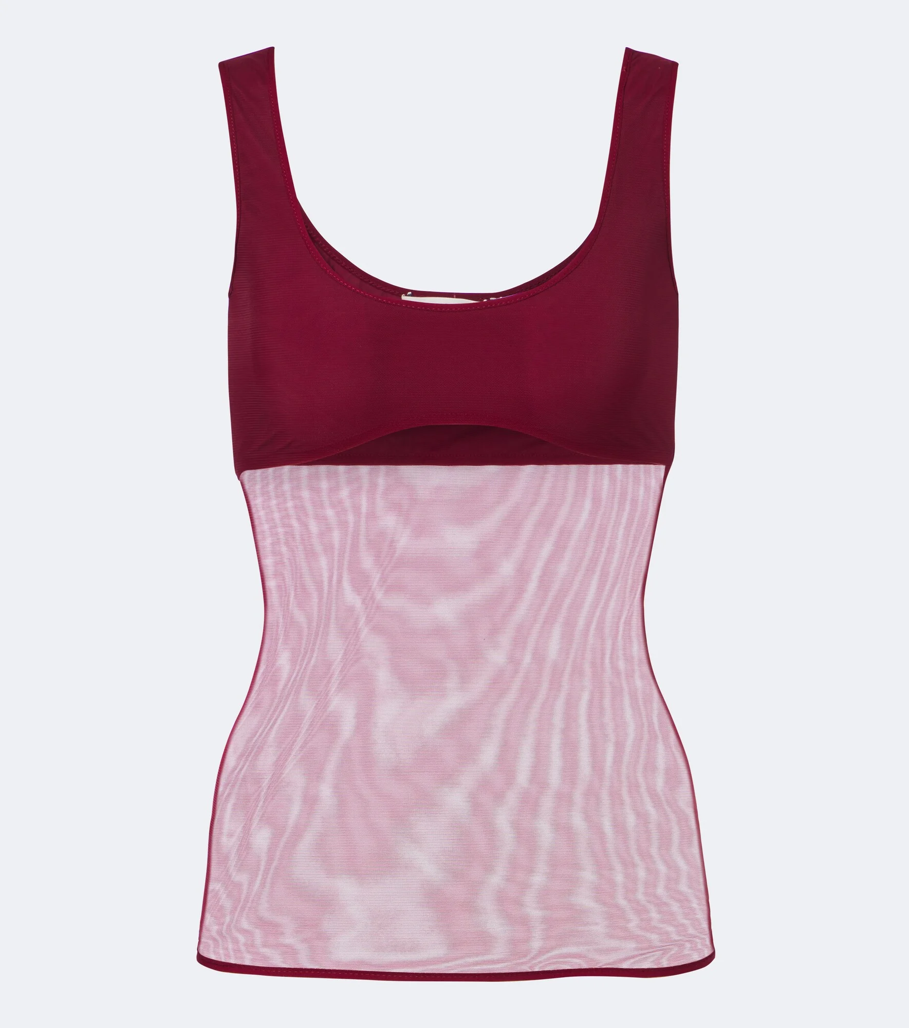 Semi-sheer tank top - 1