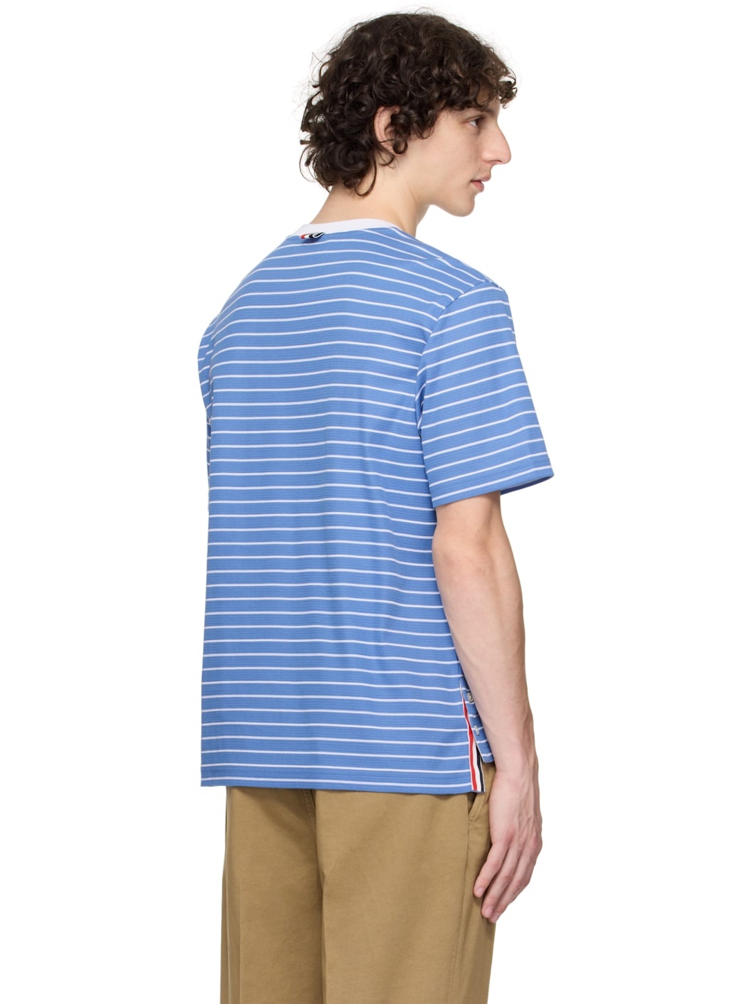 Blue Milano Short Sleeve Pocket T-shirt - 3