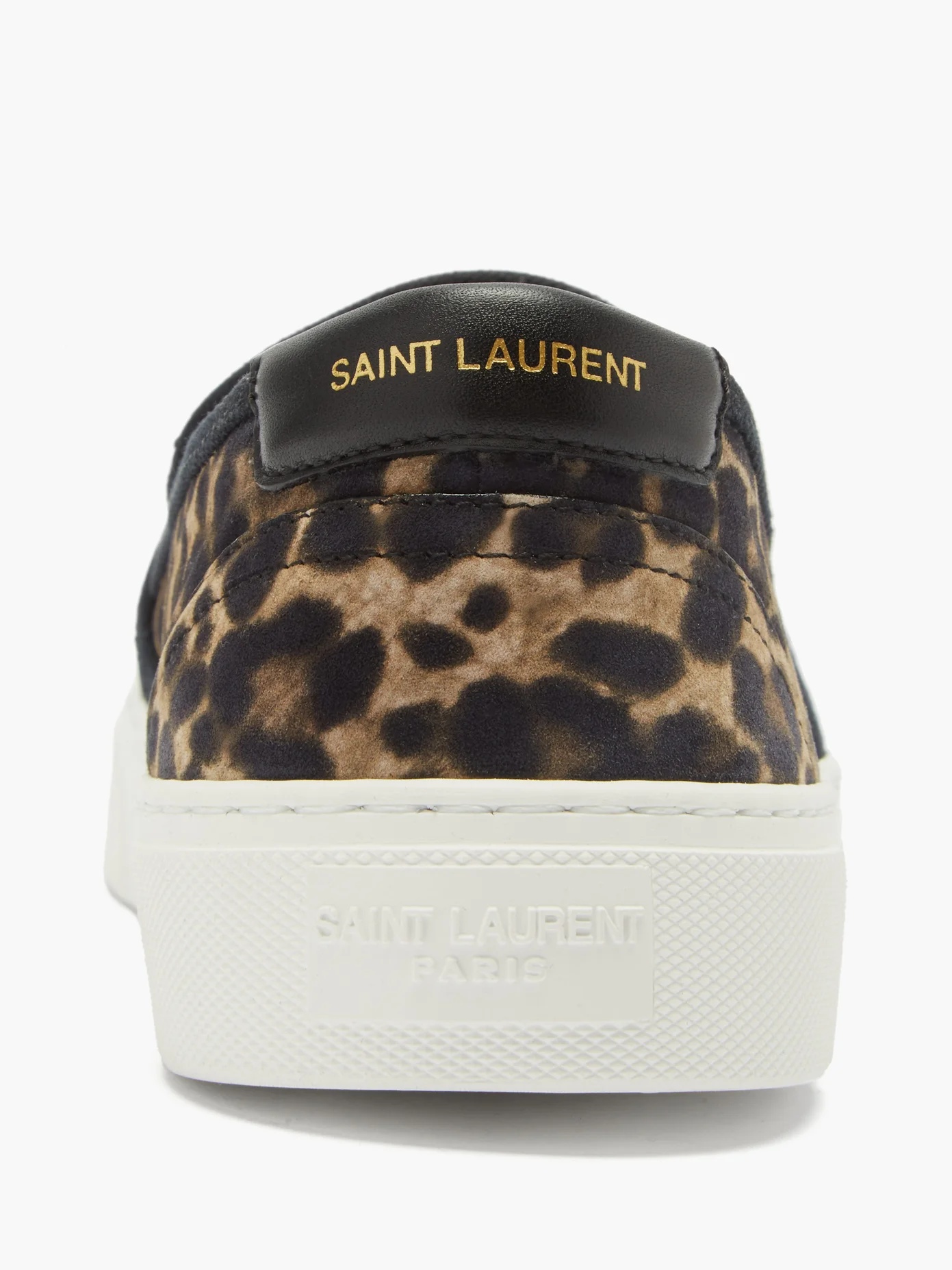 Venice slip-on leopard-print suede trainers - 6