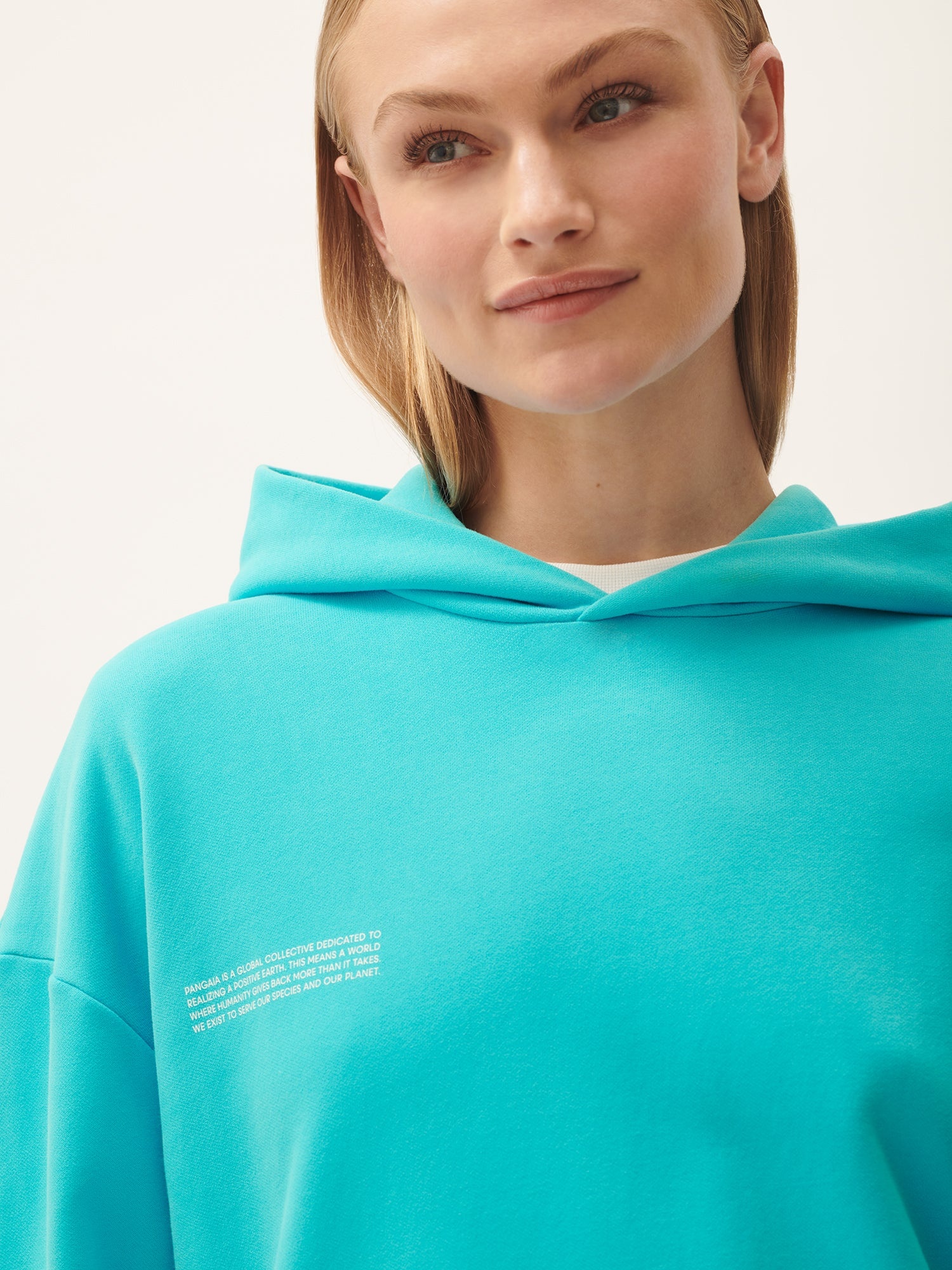 Womens 365 Midweight Hoodie - Ocean Turquoise - 4
