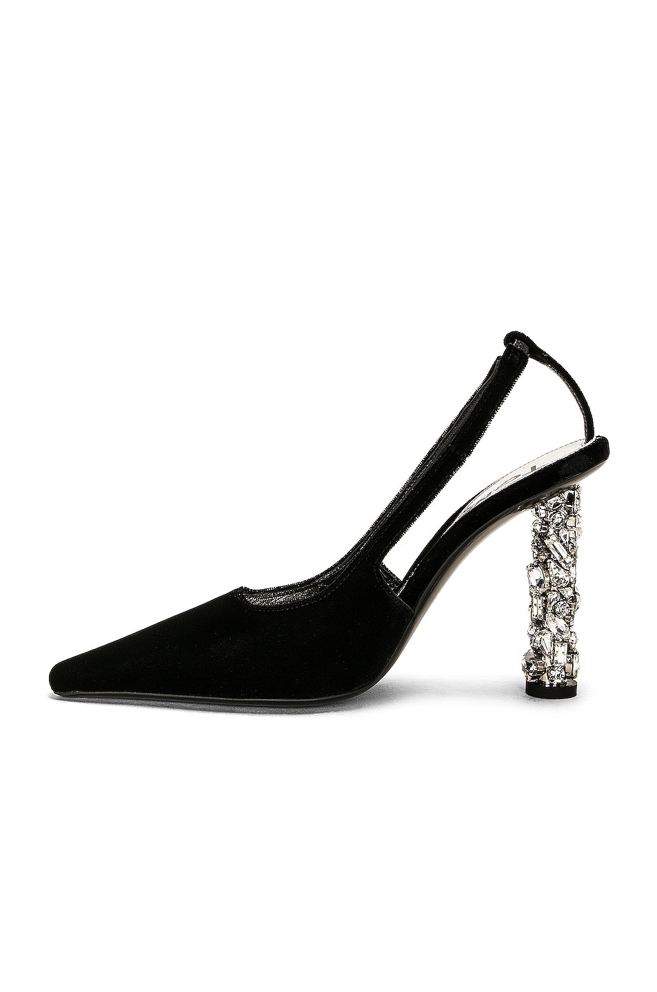 Bejeweled 105 Velvet Slingback Pump - 5