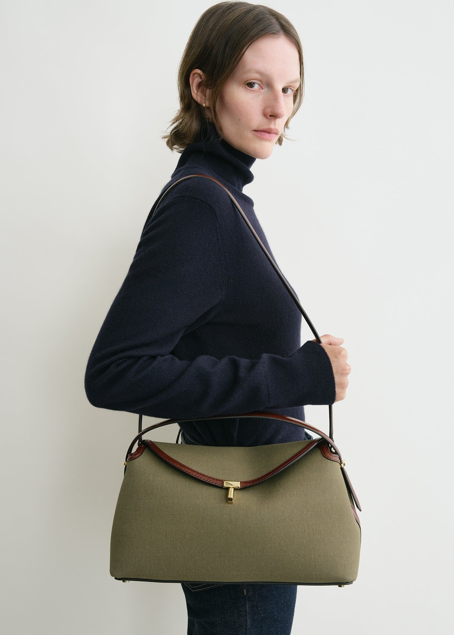T-Lock canvas top handle khaki green - 3