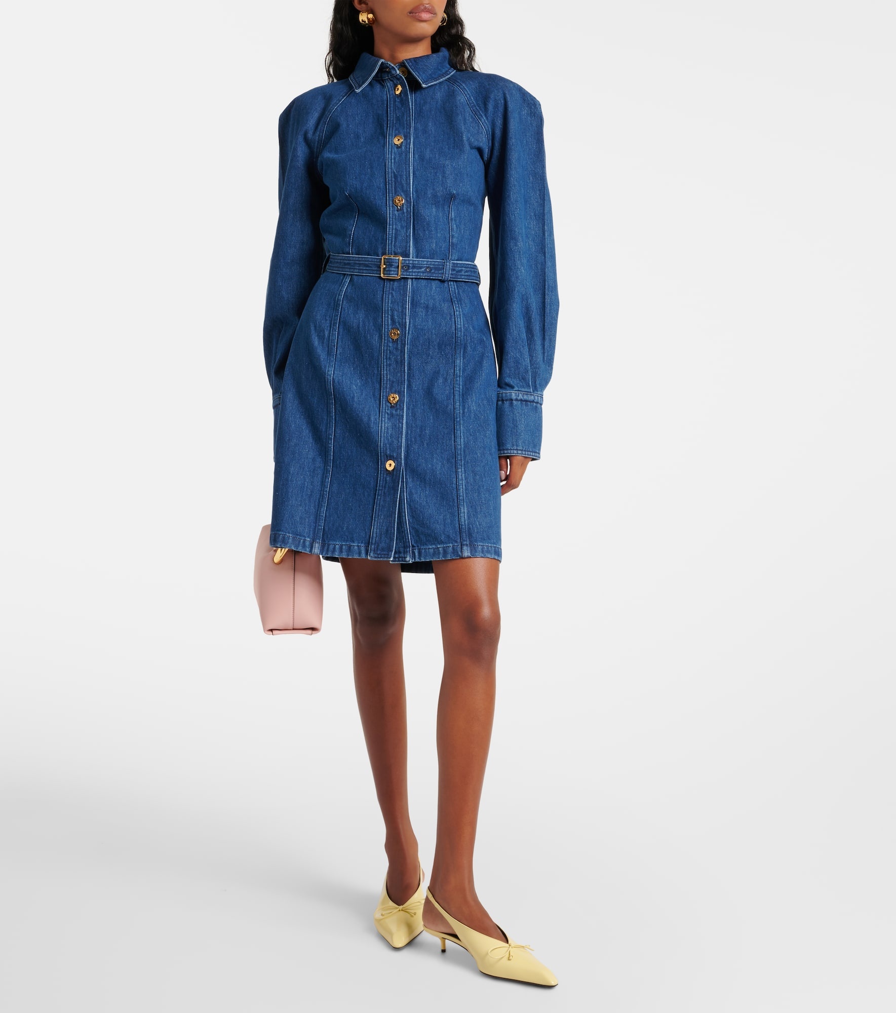 Denim shirt dress - 2