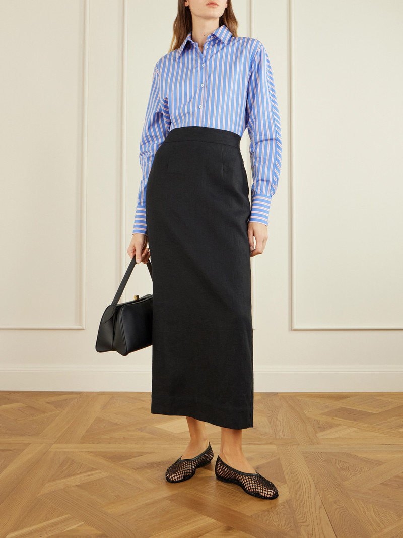 DESTREE Gahee Striped Cotton-poplin Shirt outlook