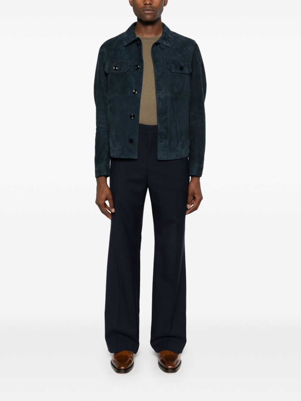 Tom Ford Men Lyocell And Cotton Regular Fit T-Shirt - 5