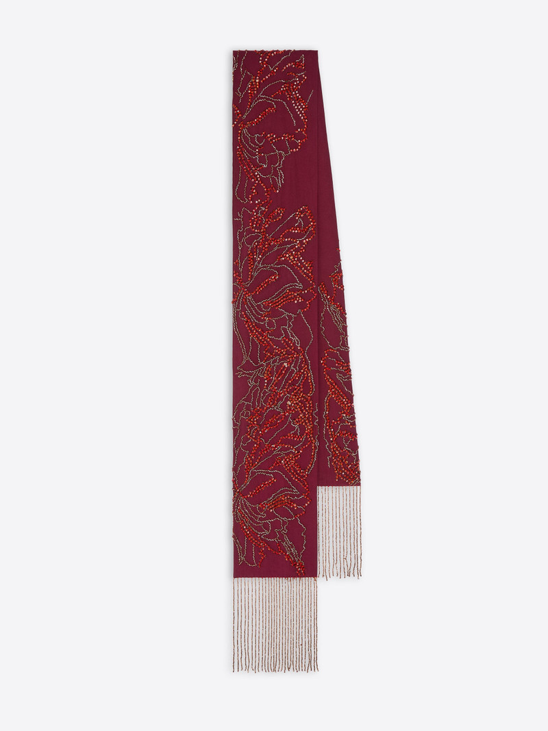 EMBELLISHED SILK SCARF 1