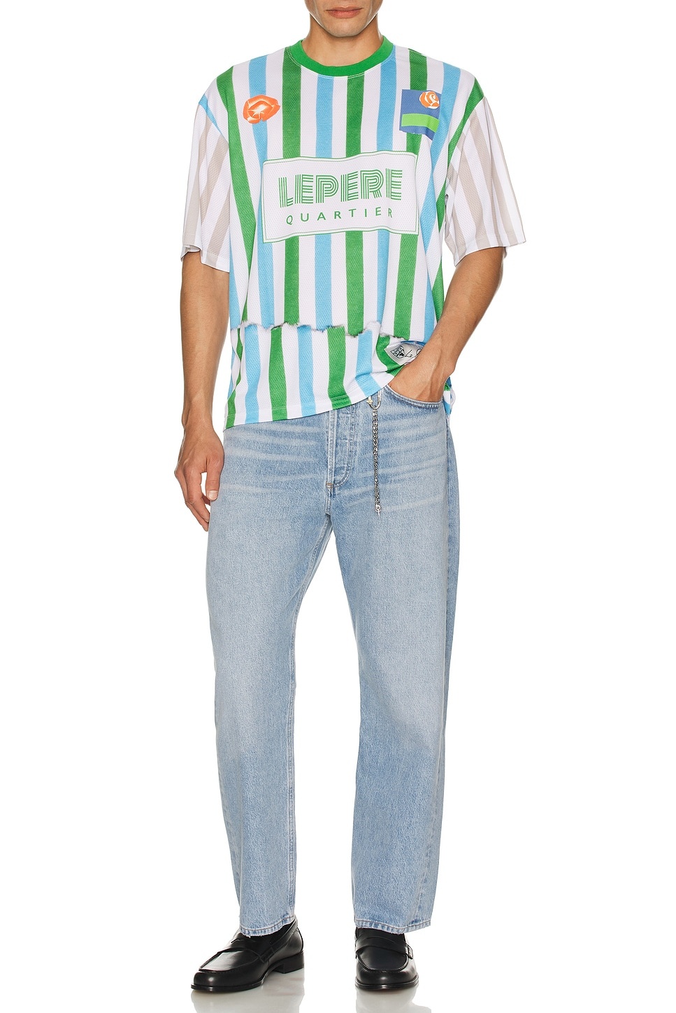 Le Pre LPFC Mesh Tee in Multi - 4