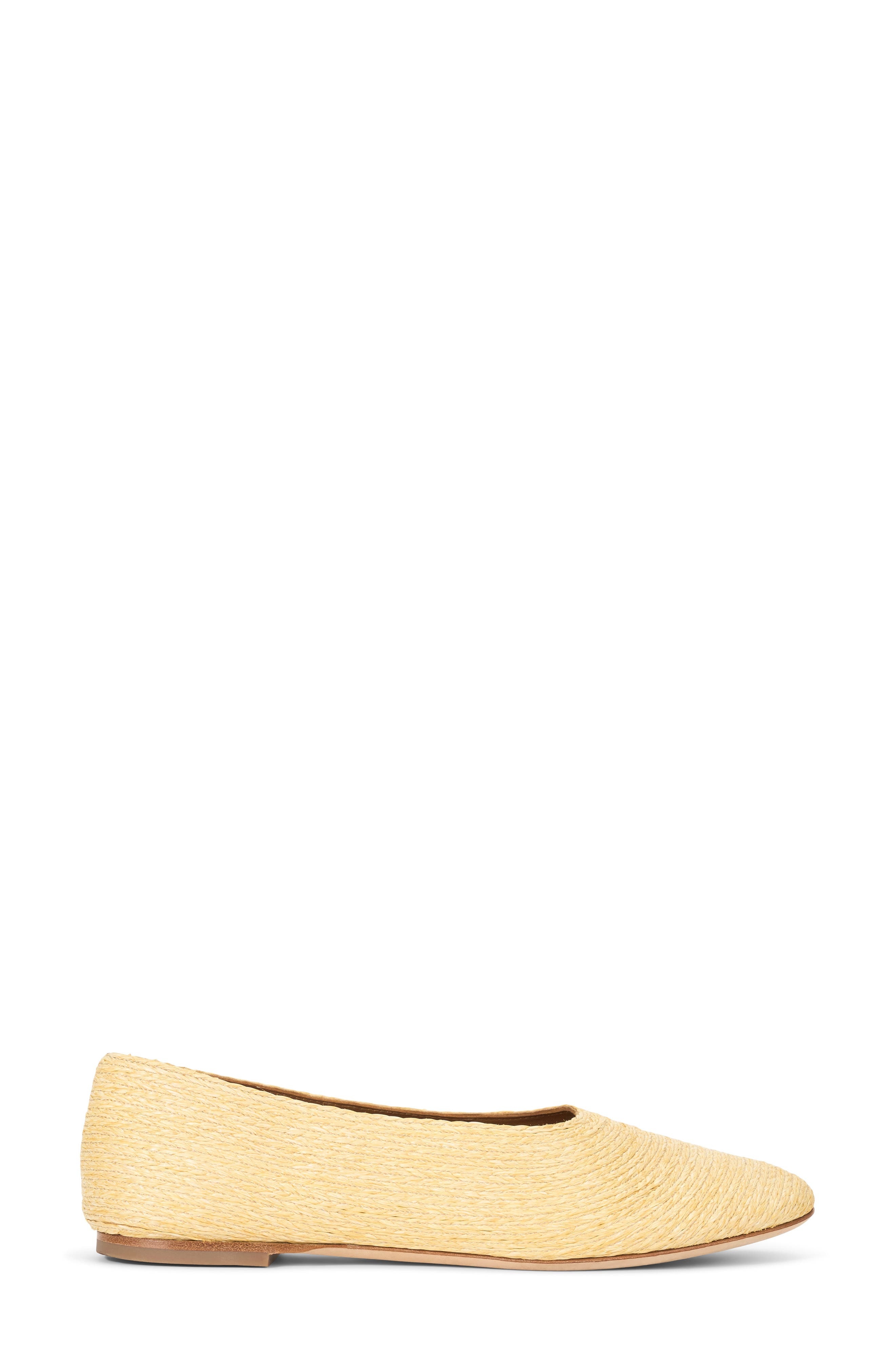 STAUD Alba Raffia Ballet Flat in Natural Raffia at Nordstrom - 3
